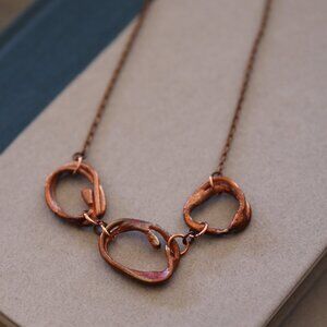 Halo Trinity Forged in Fire Collection Copper Necklace